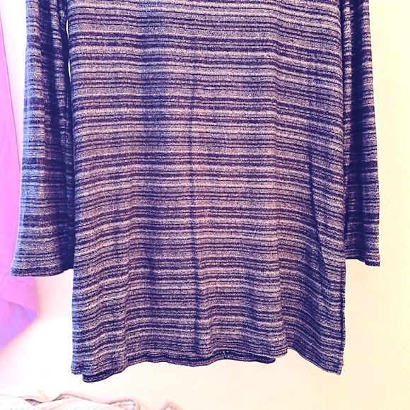 ⭐️J.JILL WEAREVER Collection Lightweight Tunic Shirt, Sz. L, Classy 💙🌻 - Picture 4 of 10